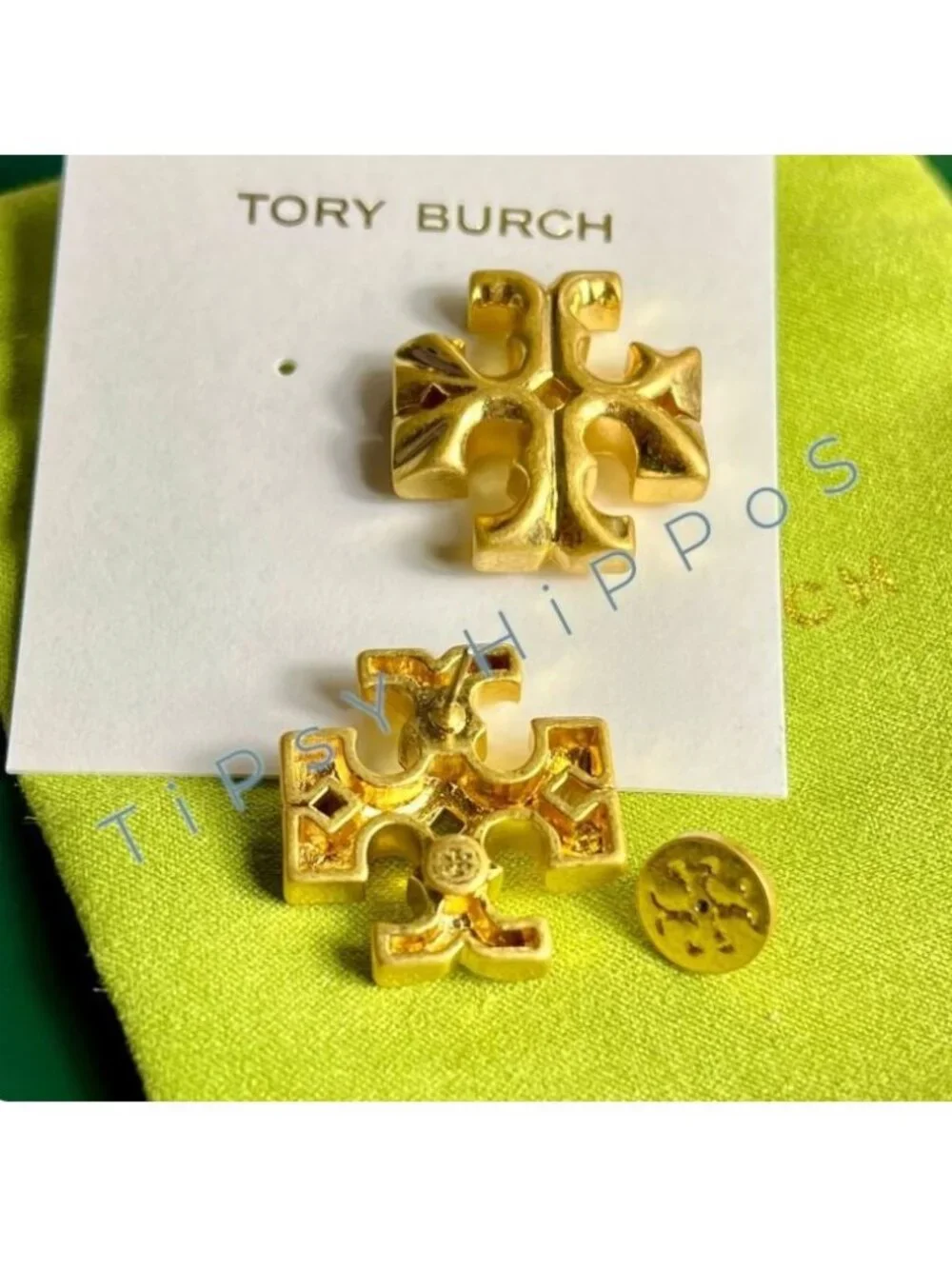 Tory Burch Roxanne Pearl and Gold Necklace & Earring Set!!!